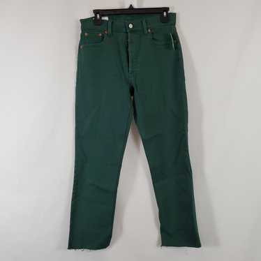 Gap Women's Green Cheeky Straight Jeans SZ 28/6 N… - image 1