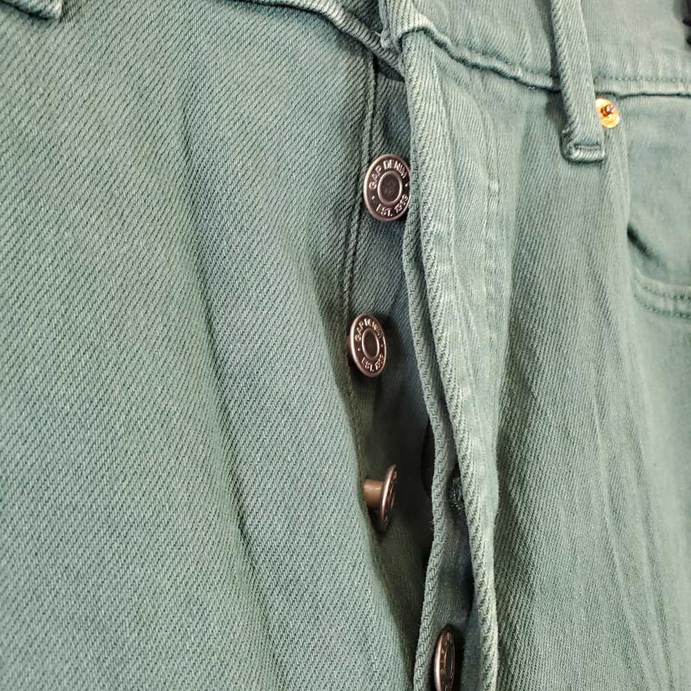 Gap Women's Green Cheeky Straight Jeans SZ 28/6 N… - image 2