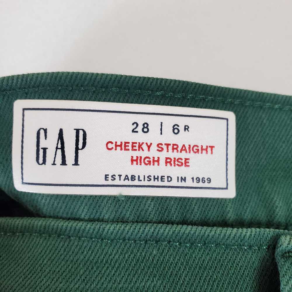 Gap Women's Green Cheeky Straight Jeans SZ 28/6 N… - image 5