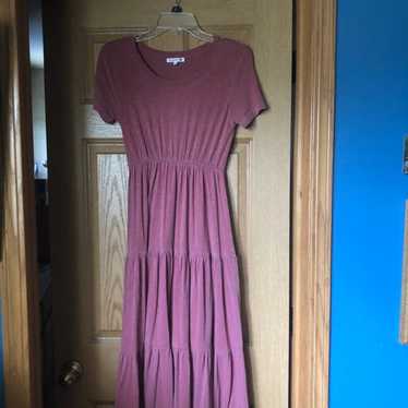 Sundry Tiered Midi Dress - image 1