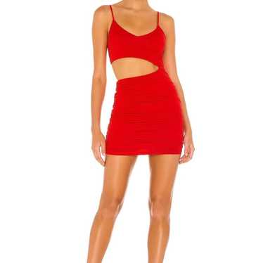 By Anthropologie Strappy Cutout Mini Dress
