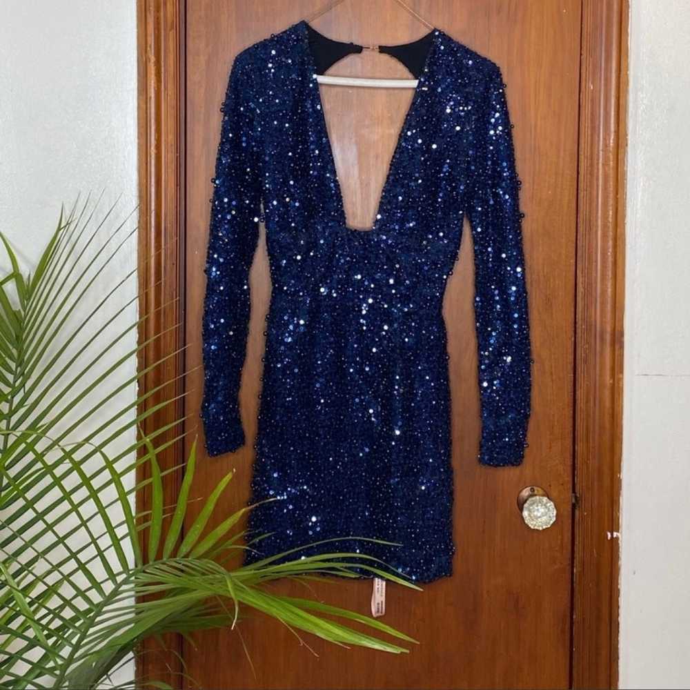 Long Sleeved Dress in Navy TAG NOT ATTACHED - image 3