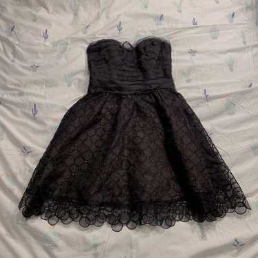 BCBGMaxAzria black Strapless Dress