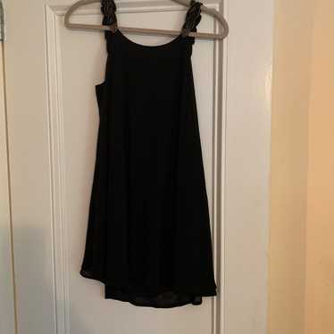 Little Black Dress With Beaded Straps - image 1