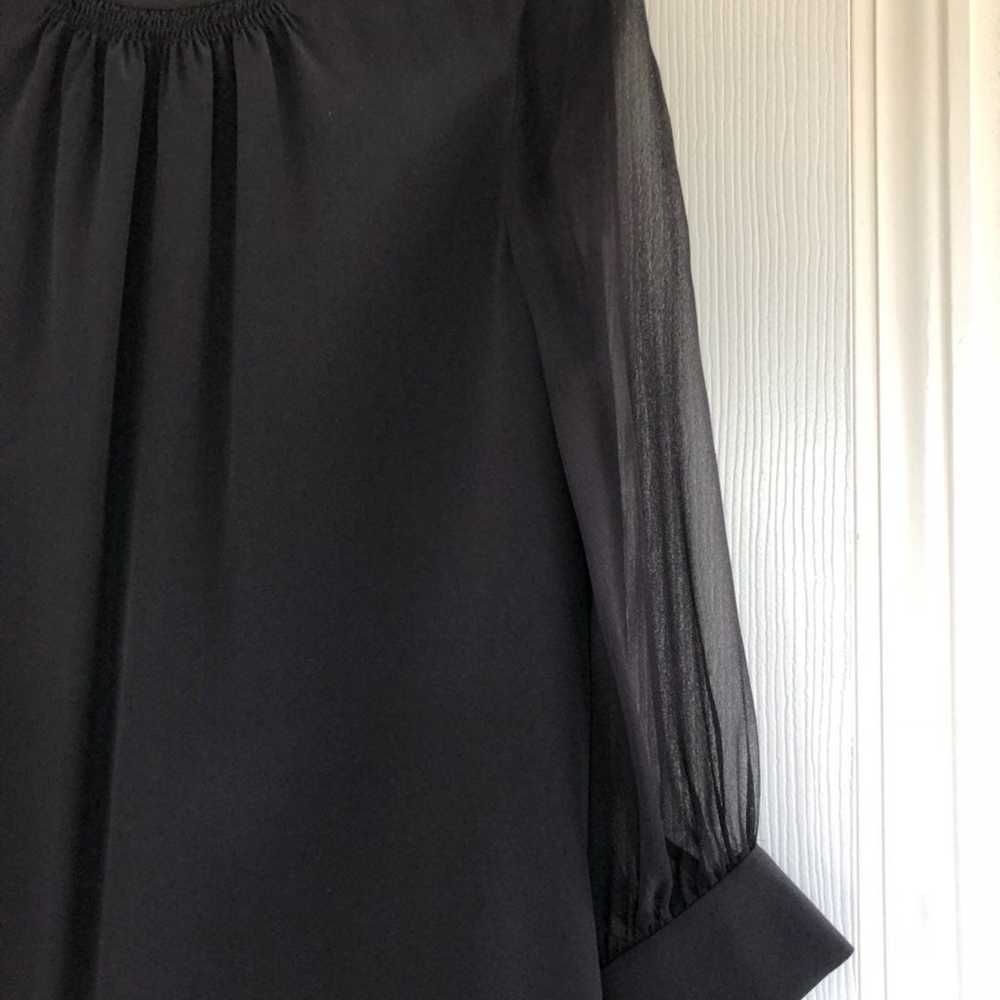 Kate Spade Black Silk Dress SZ 0 - image 3