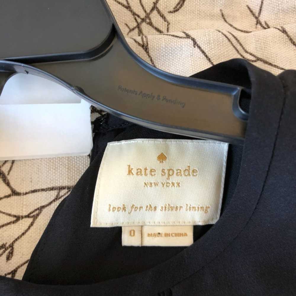 Kate Spade Black Silk Dress SZ 0 - image 6