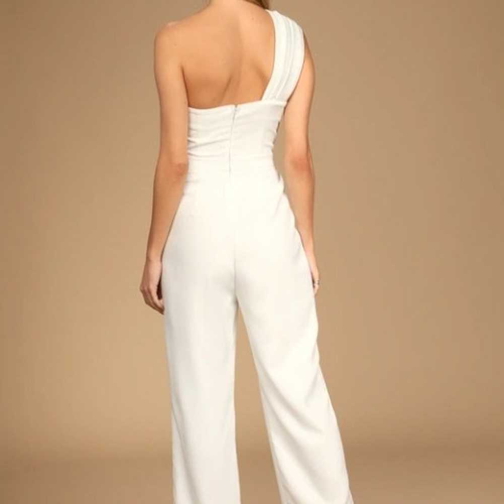 Eternal Vow Ivory One-Shoulder Sleeveless Bow-Fro… - image 4