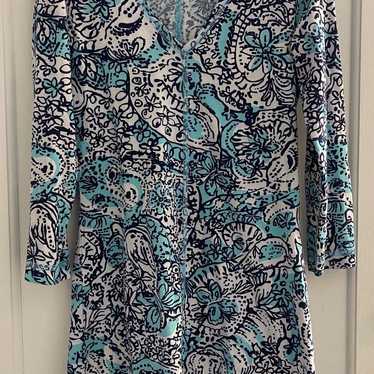 Lilly Pulitzer Juliet dress in Shorely Blue