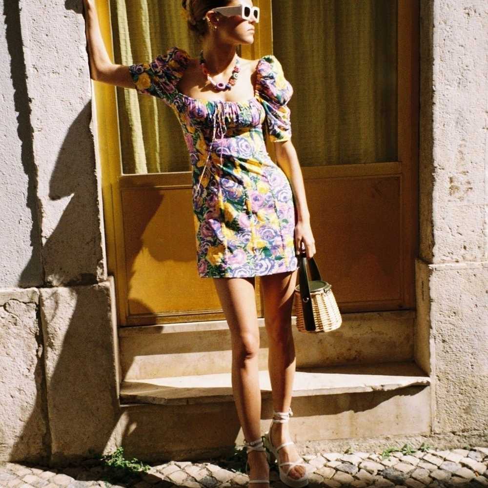 Zara Printed Corset Style Dress - image 5