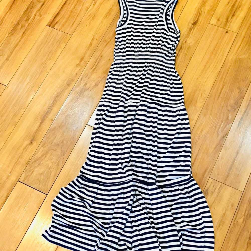 Striped beach maxi summer nautical sleeveless jer… - image 2
