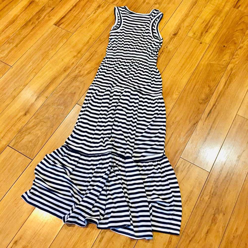 Striped beach maxi summer nautical sleeveless jer… - image 3