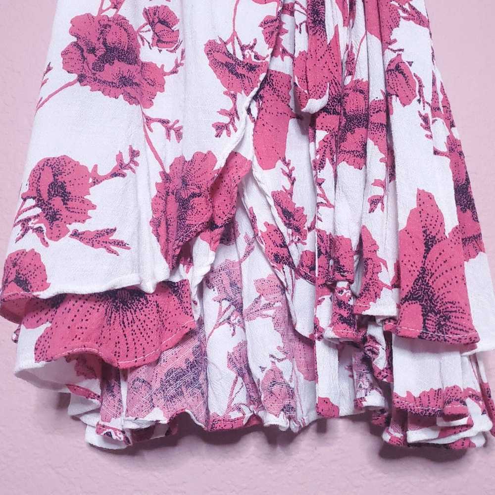 Free People French Quarter Floral Wrap Mini Dress - image 10
