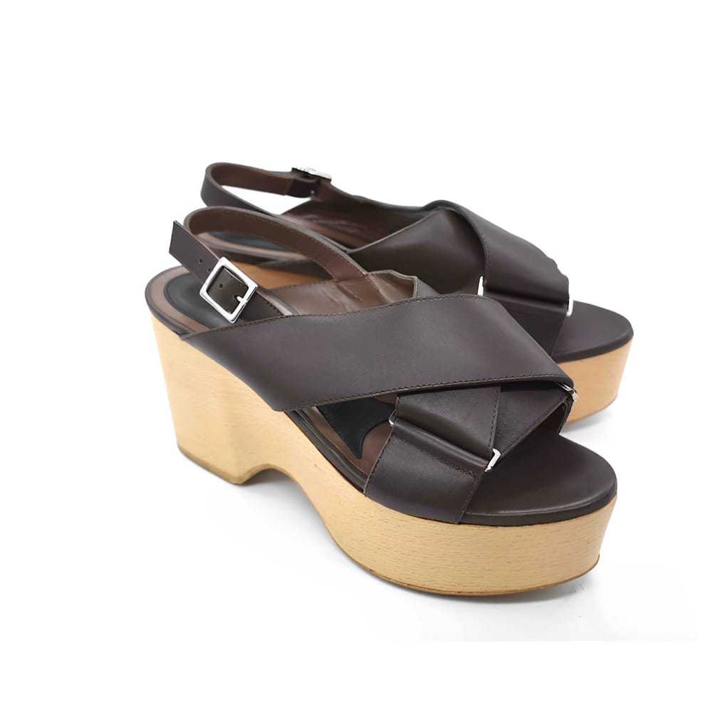 Marni Fussbett leather sandals - image 3