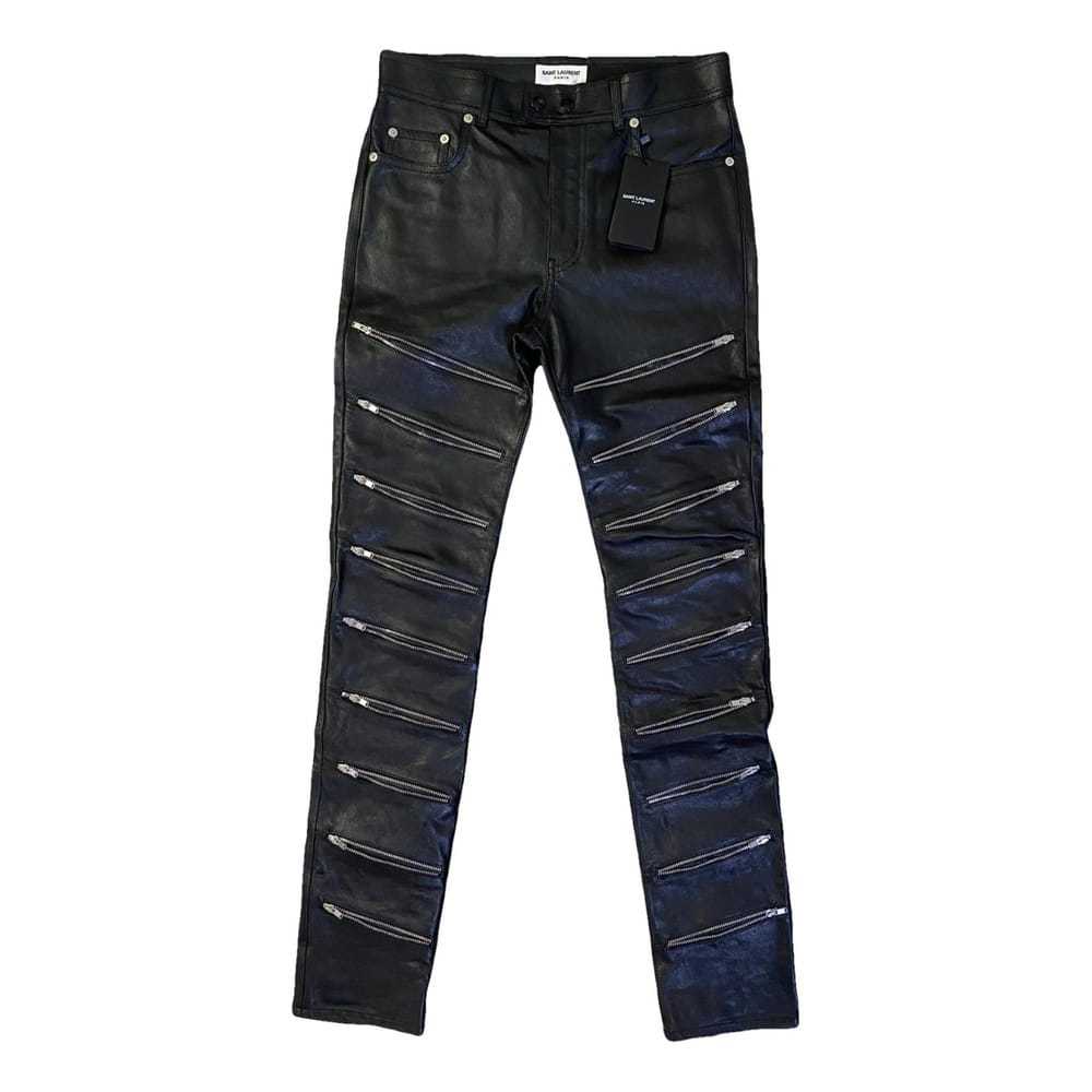 Saint Laurent Leather trousers - image 1