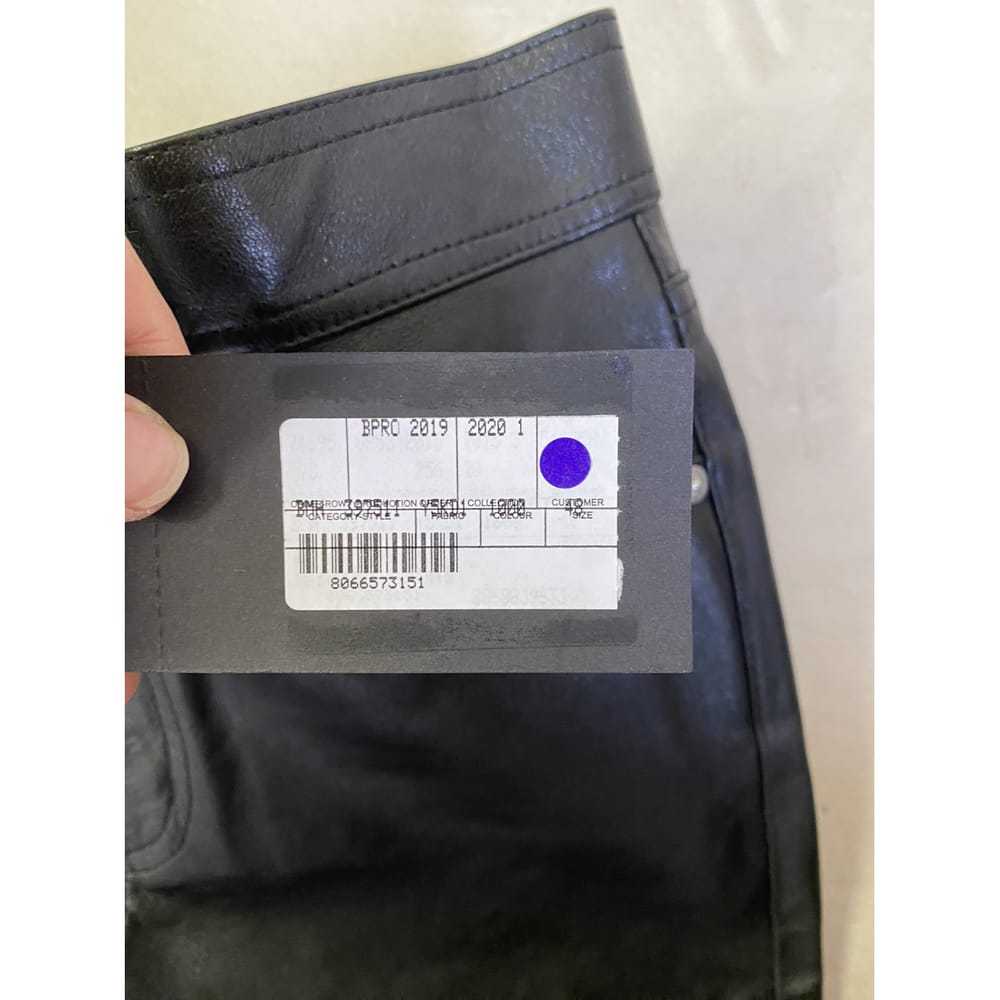 Saint Laurent Leather trousers - image 4