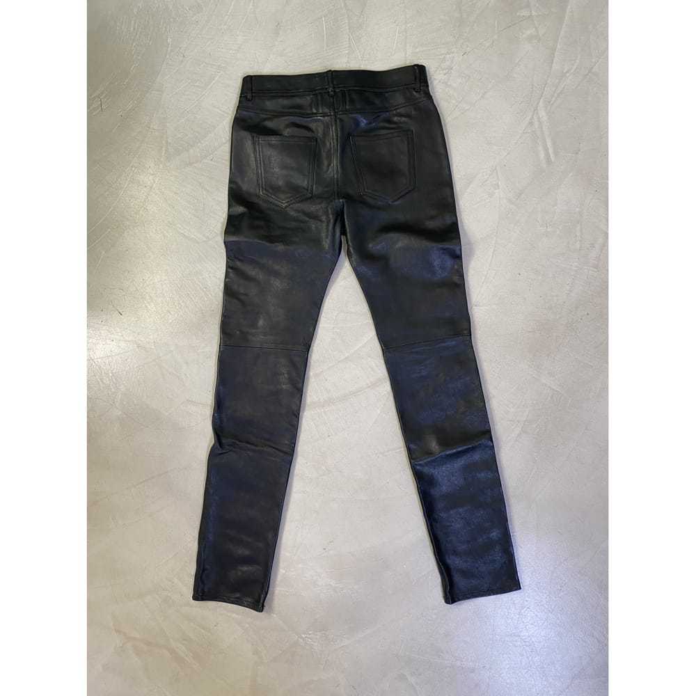 Saint Laurent Leather trousers - image 8