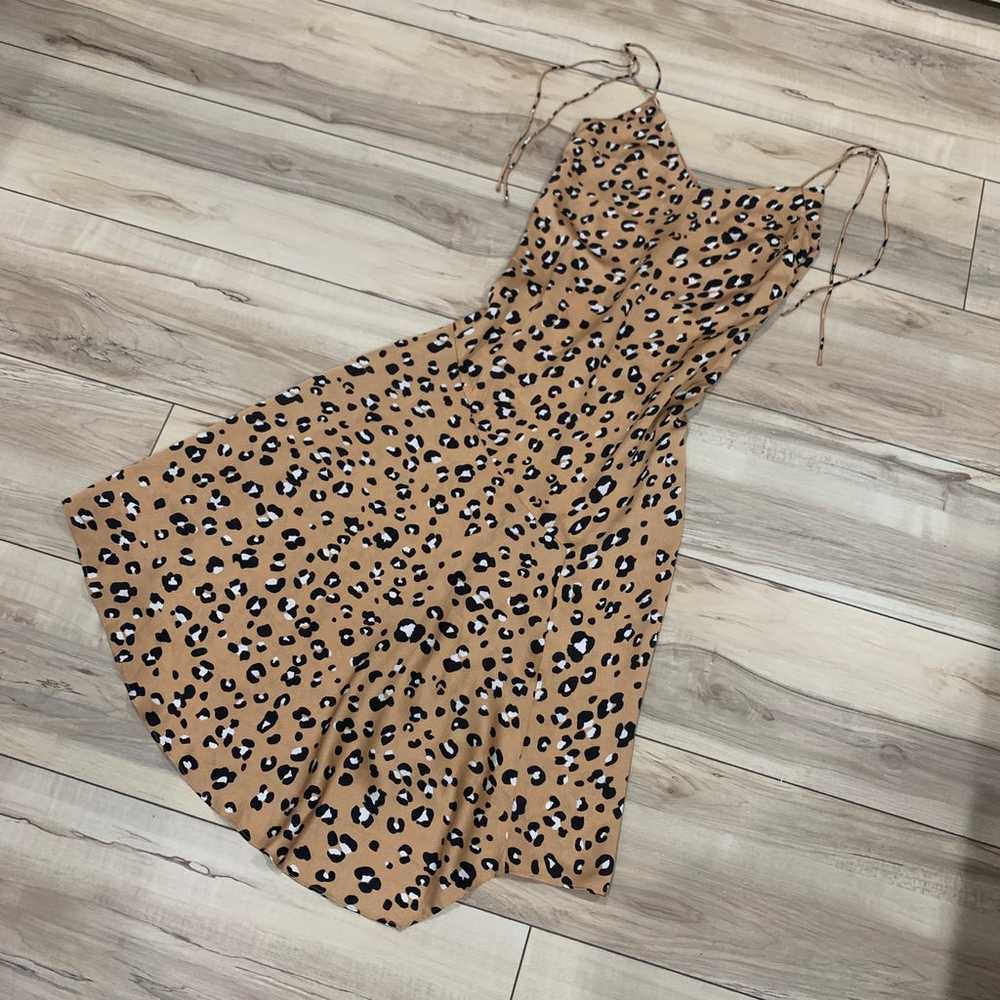 NWOT FOREVER 21 Leopard Midi Dress - image 3