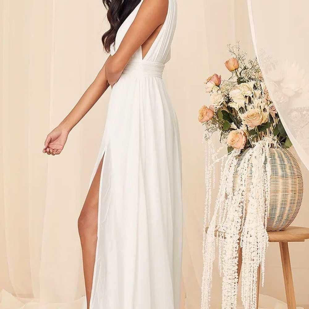 Heavenly Hues White Maxi Dress - image 3