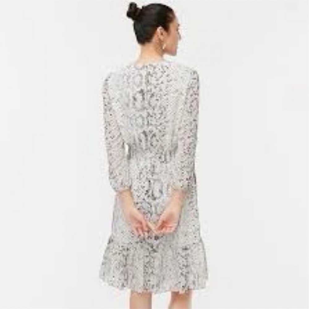 J. Crew Cinched Waist Snakskin Print Midi Dress - image 3