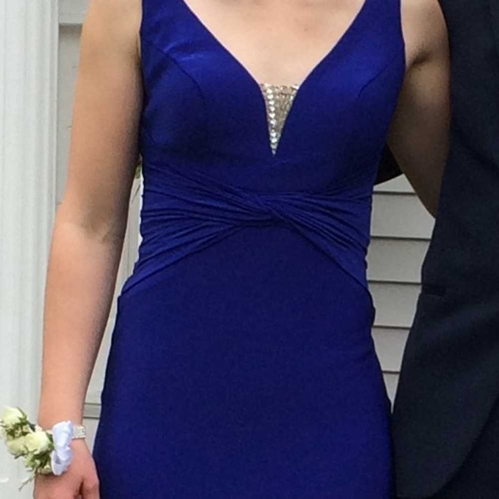 Blue prom dress - image 1