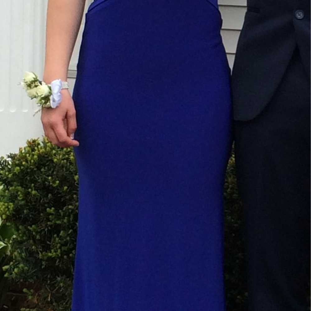 Blue prom dress - image 2