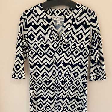 Black and white Sara Campbell dress