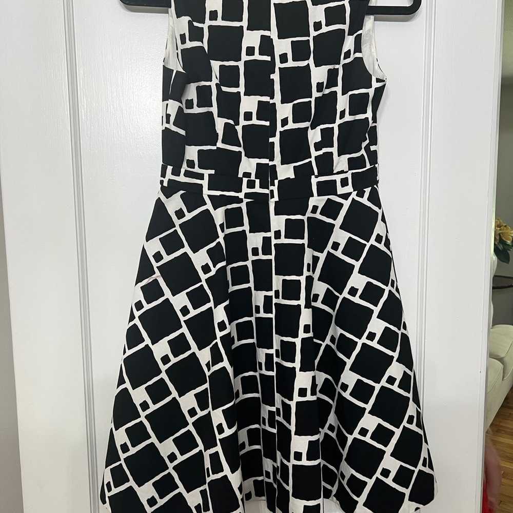 Shoshanna black and white sleeveless Aline dress … - image 5