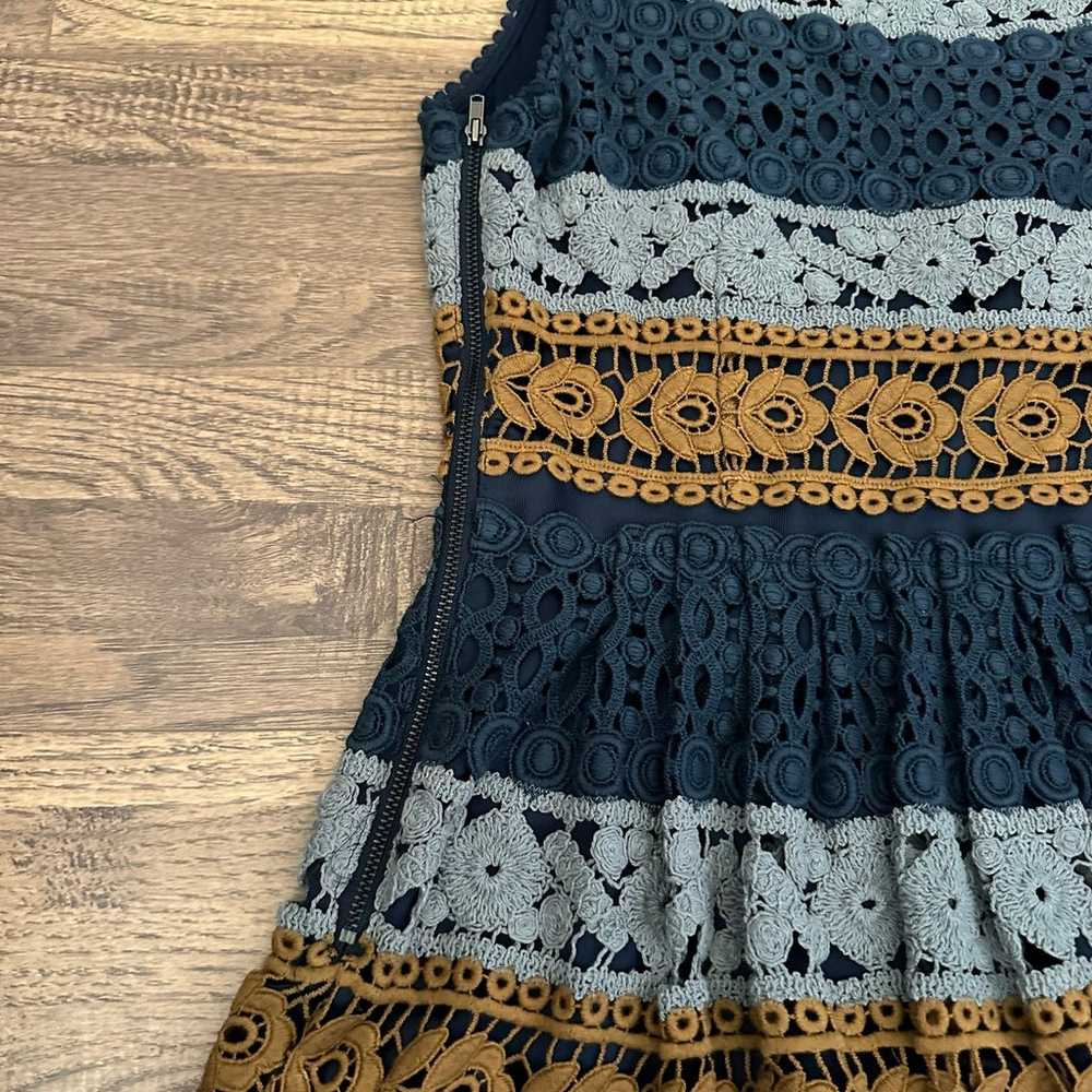NWOT$218 Anthropologie Maeve Floral Crochet Fit &… - image 10