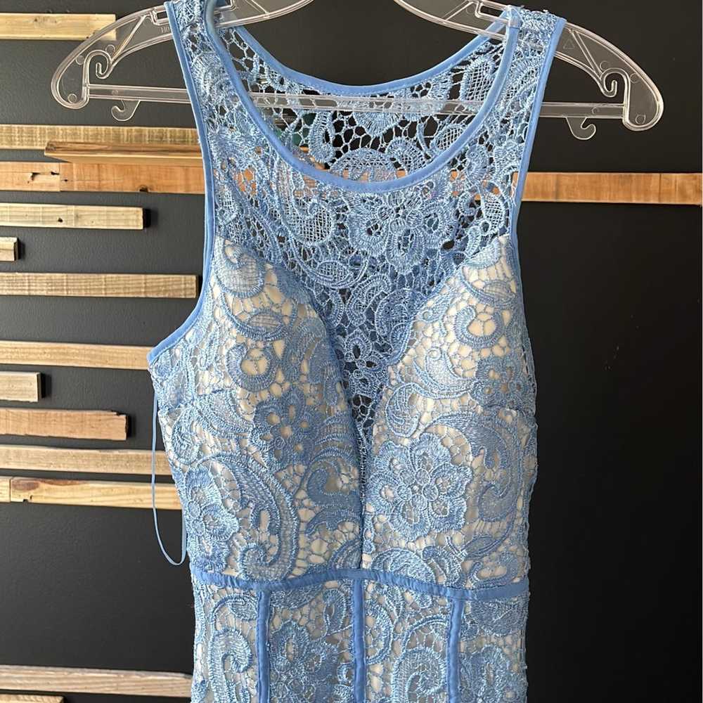Blue Lace Prom dress - image 2