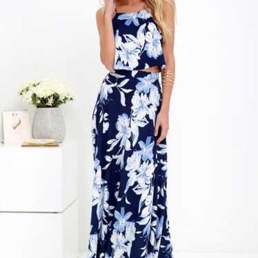 Lulu’s Two-Piece Floral Maxi Dress - image 1