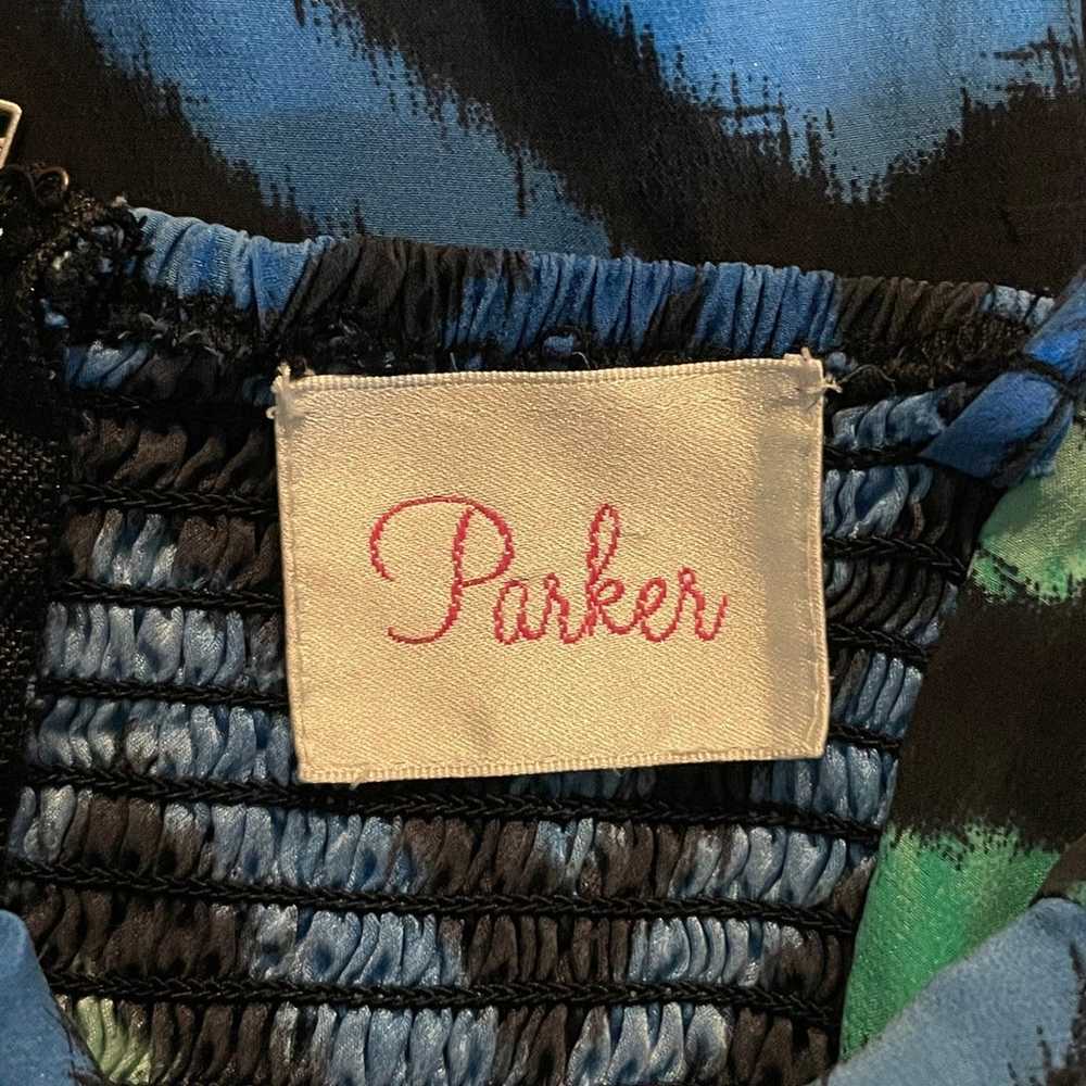 Parker, 100% Silk, Colorful Print, Womens Midi Dr… - image 5