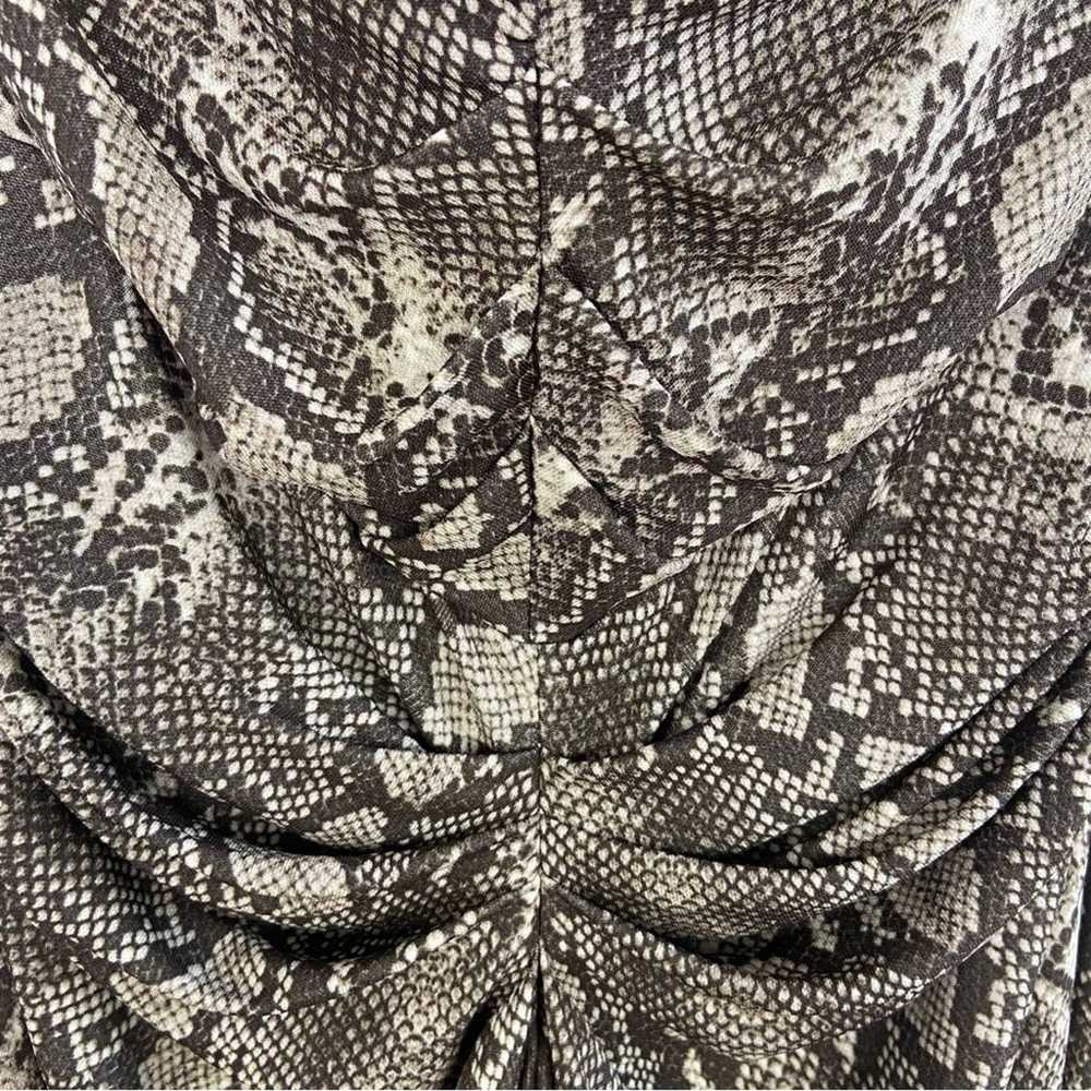 MICHAEL KORS Strapless Snakeskin Dress, 4 - image 7