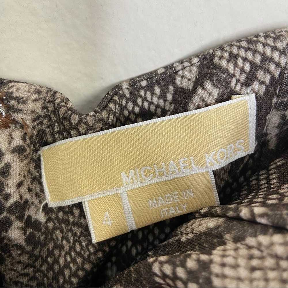 MICHAEL KORS Strapless Snakeskin Dress, 4 - image 8