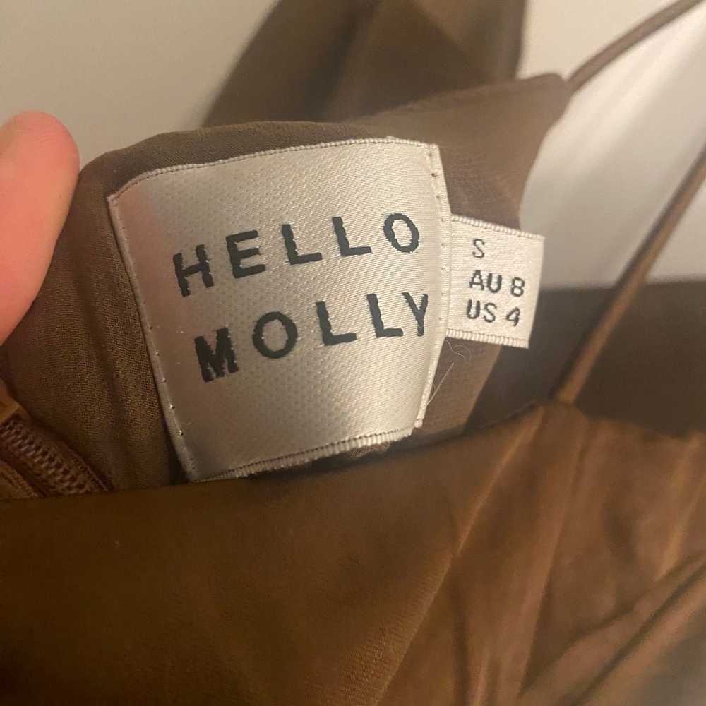 Brown Hello Molly Midi Dress (S) - image 7