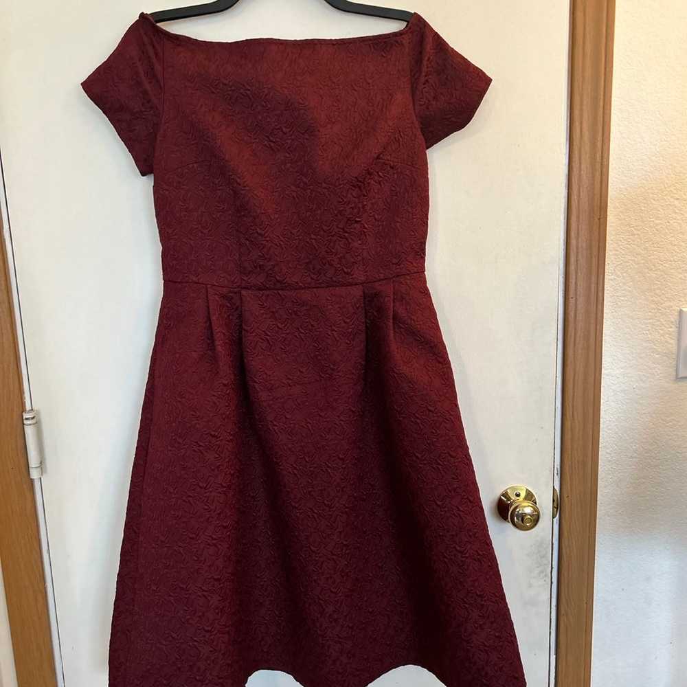 eShakti Custome red dress size 8-10 - image 1