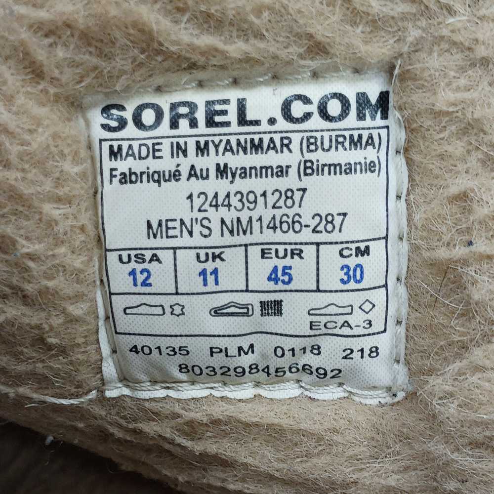 Sorel Men's Brown Suede Slippers Size 12 - image 6