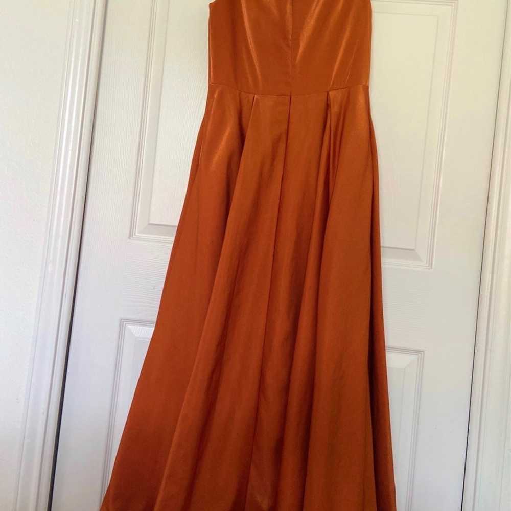 Burnt Orange Boutique Dress - image 2