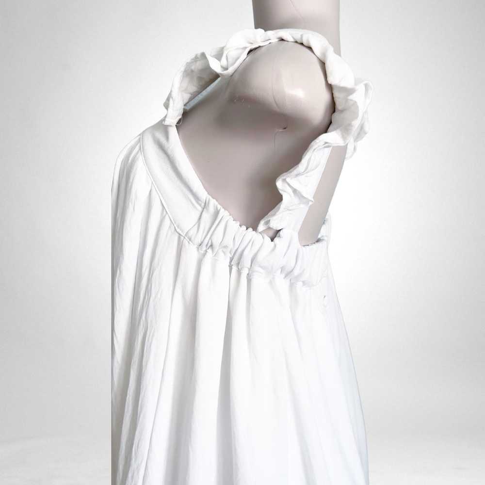 Mable Ruffle Ella Dress White SZ M - image 5