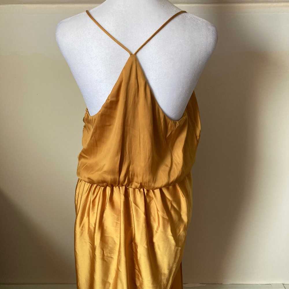 Shieke Gold Faux Wrap Dress AU size 12 (US M/8) - image 3