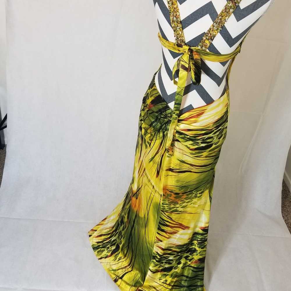 Faviana Couture Beaded Multi-Colored Animal Print… - image 4
