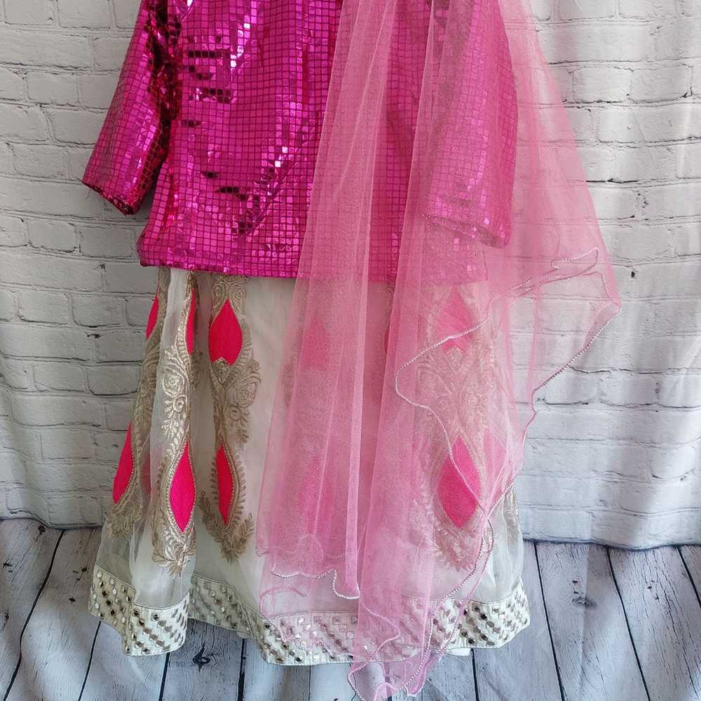 Gorgeous Pink and White Pakistani Suit - 3 Piece … - image 3