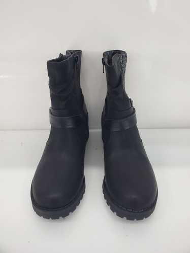 Women Jellypop Lena Black Smooth zip up boots size