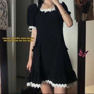 Black gothic lolita dress - Gem