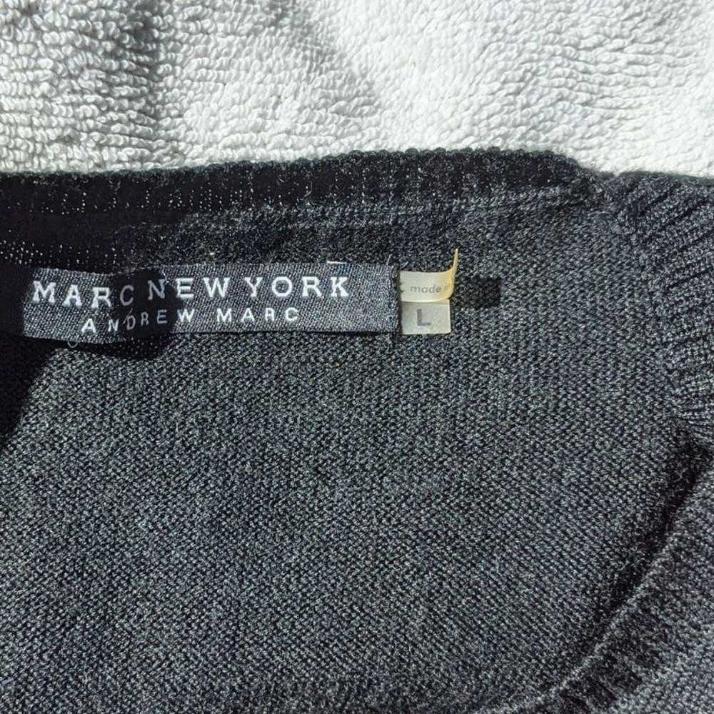 Marc New York rhinestone knit Dress Small designer - image 9
