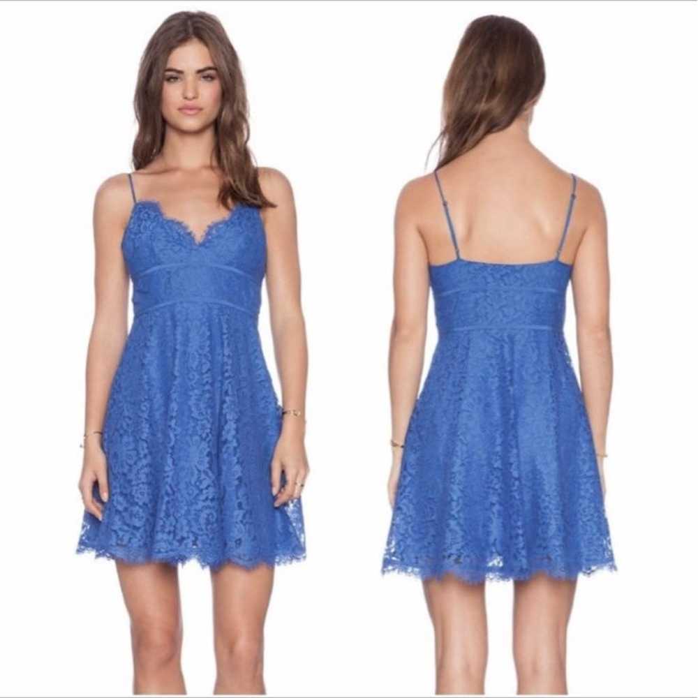 Joie Lace Fit Flare Cocktail Dress - image 2