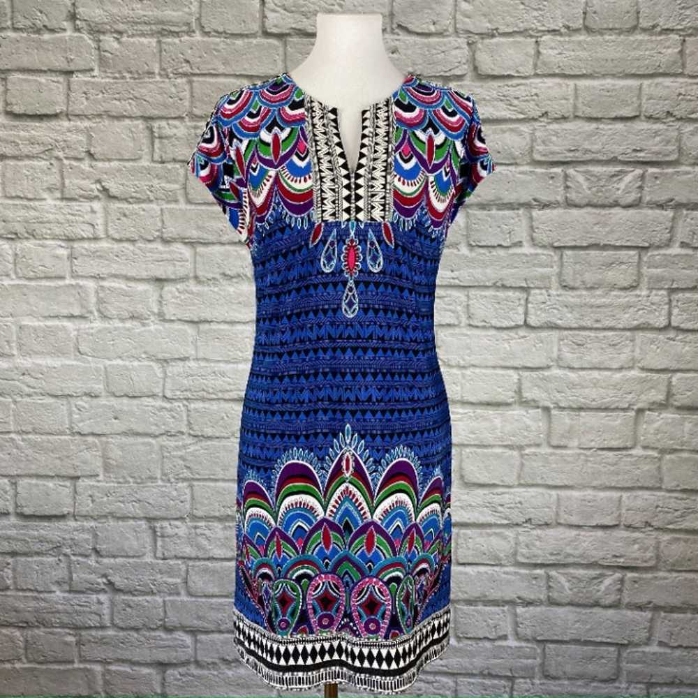 Laundry Shelli Segal Print Jersey Dress - image 1