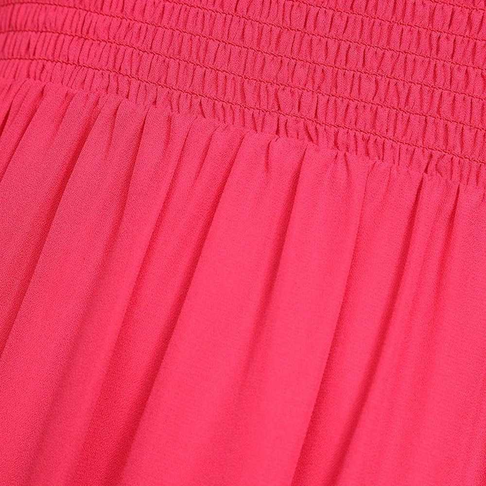 Wish Come True Pink Smocked Tie-Back Maxi Dress - image 5