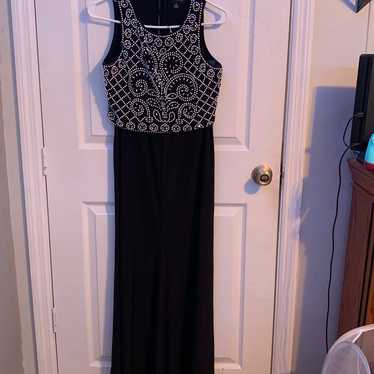 Black and White Homecoming Dress