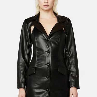 Hot & Delicious Black Faux Leather Motorcycle Dre… - image 1