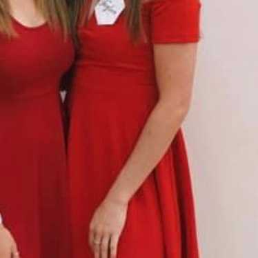 Red dress from lulus